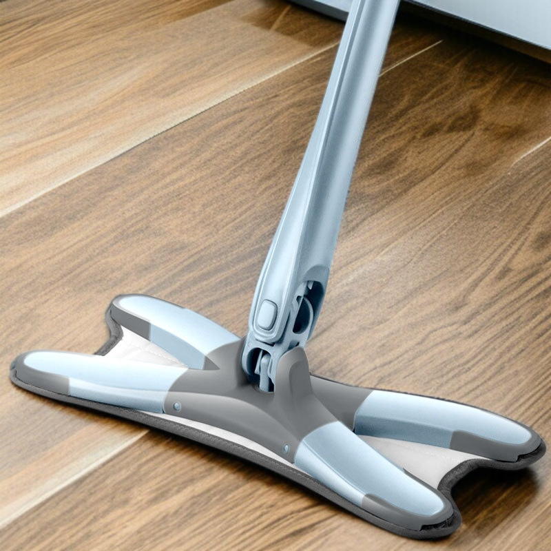 家庭用ハンドフリーモップタイル平らな木の床回転モップ布怠惰なモップの神