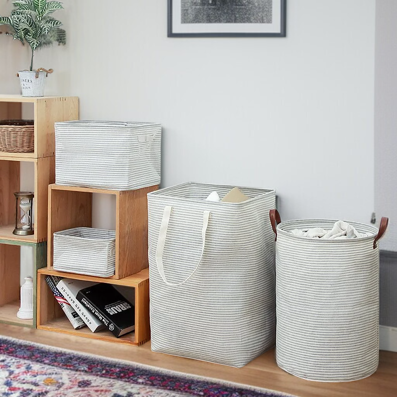 접이식 디자인의 대형 빨래 바구니