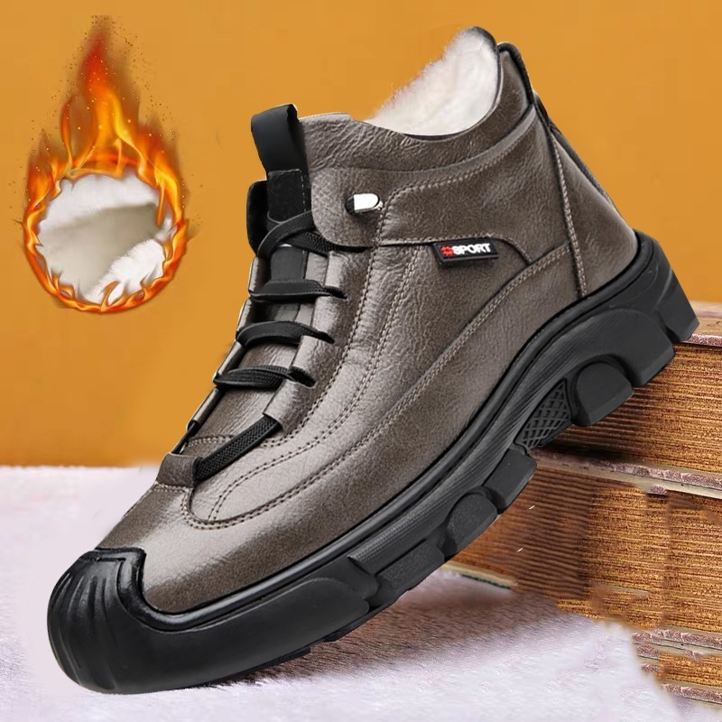 기모 하이탑 면구두