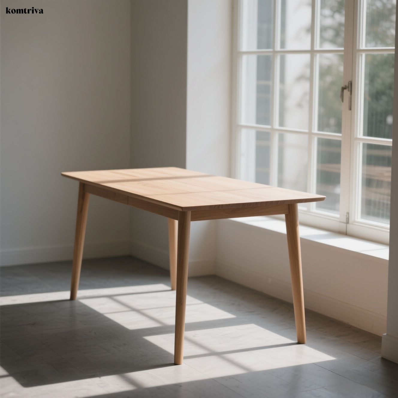 ナチュラルな木目が美しいダイニングテーブル