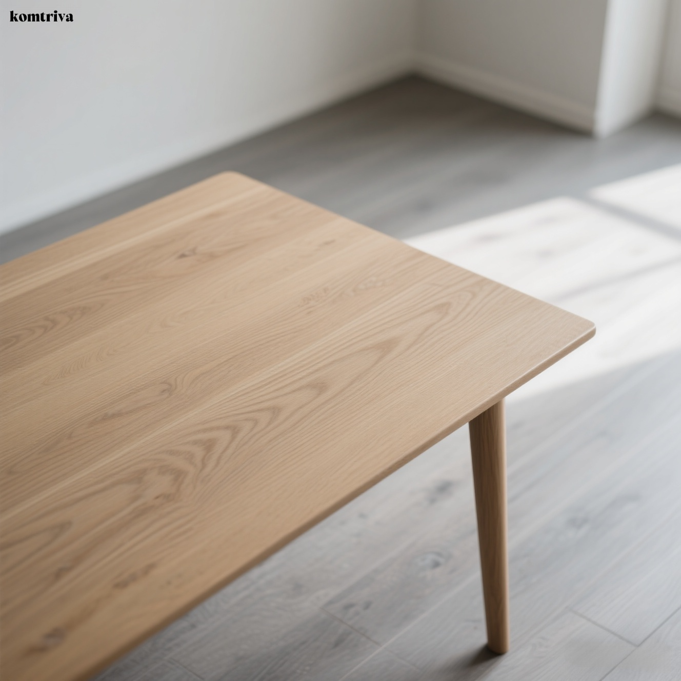 北欧風インテリアに合う木製テーブル