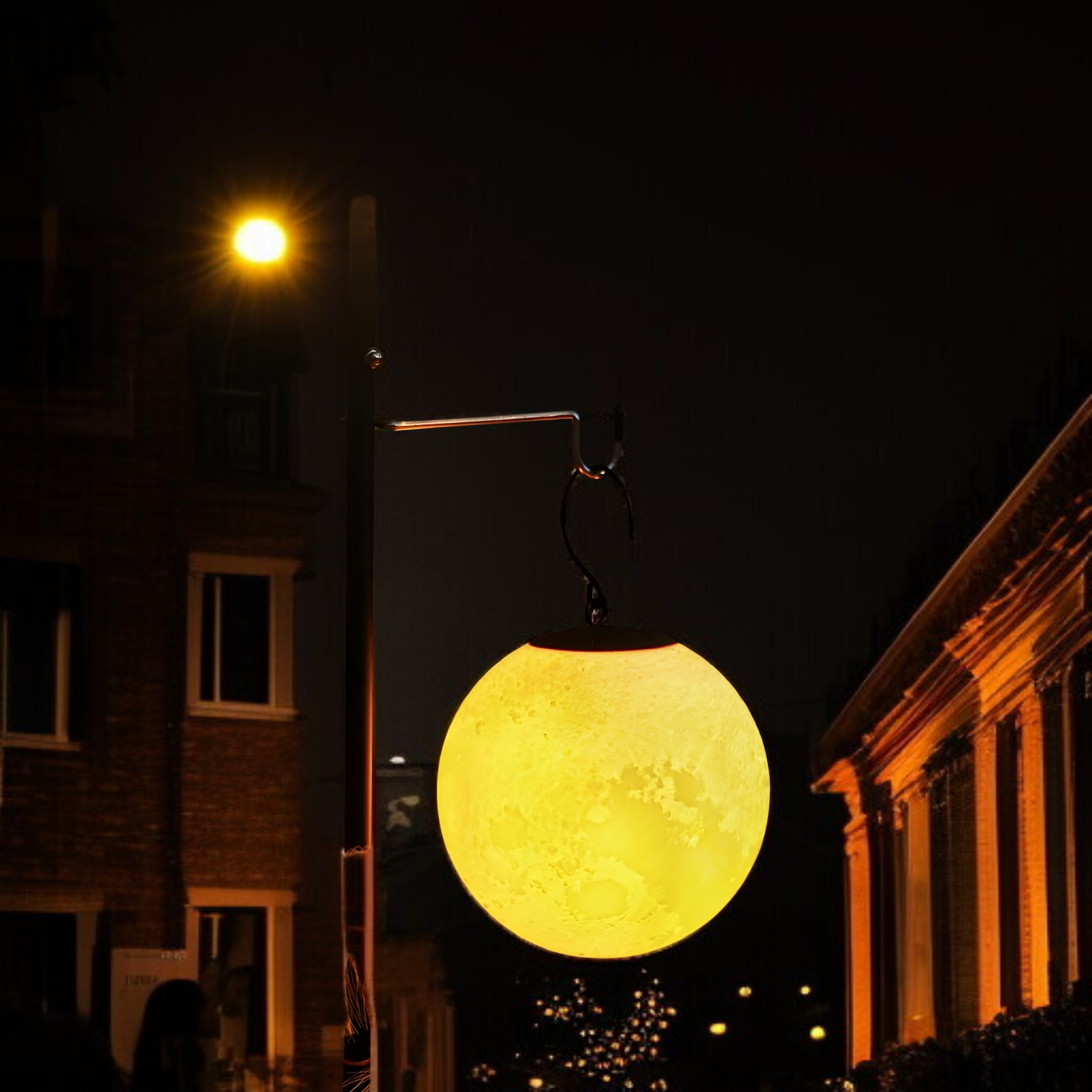 屋外キャンプ用ランタン 長寿命 吊り下げ式 USB充電 LED ムーンキャンプ用ランタン テント 天窓 雰囲気 ランタン 小型ランタン