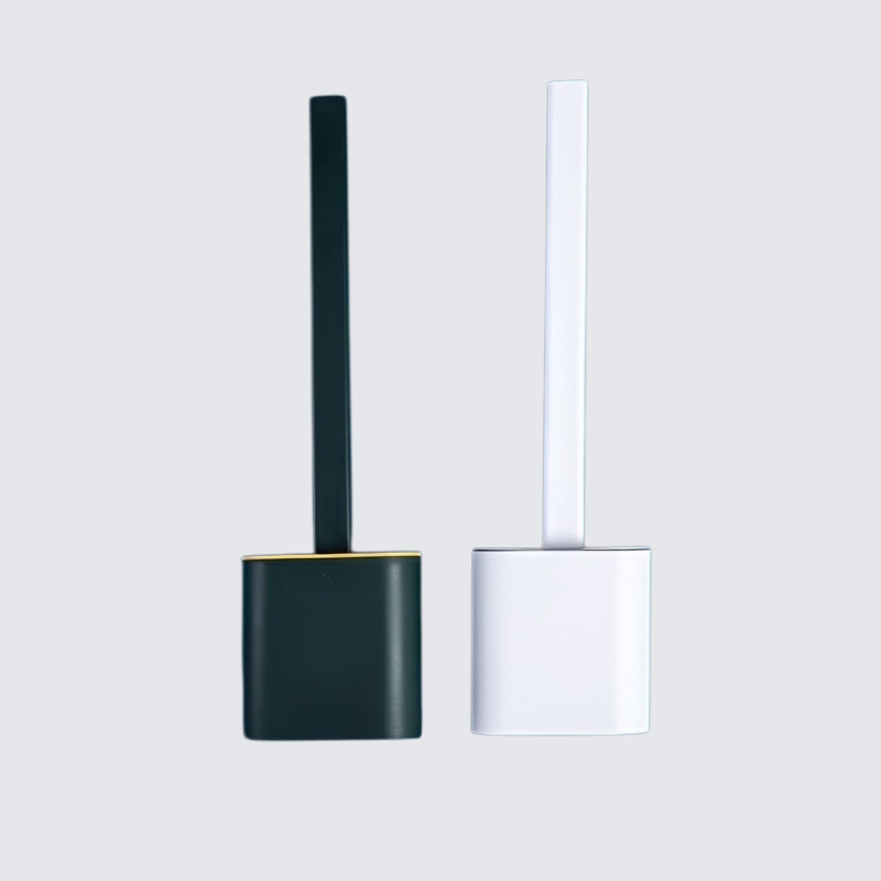 Silikon-Toilettenbürste mit langem Griff und ohne tote Winkel