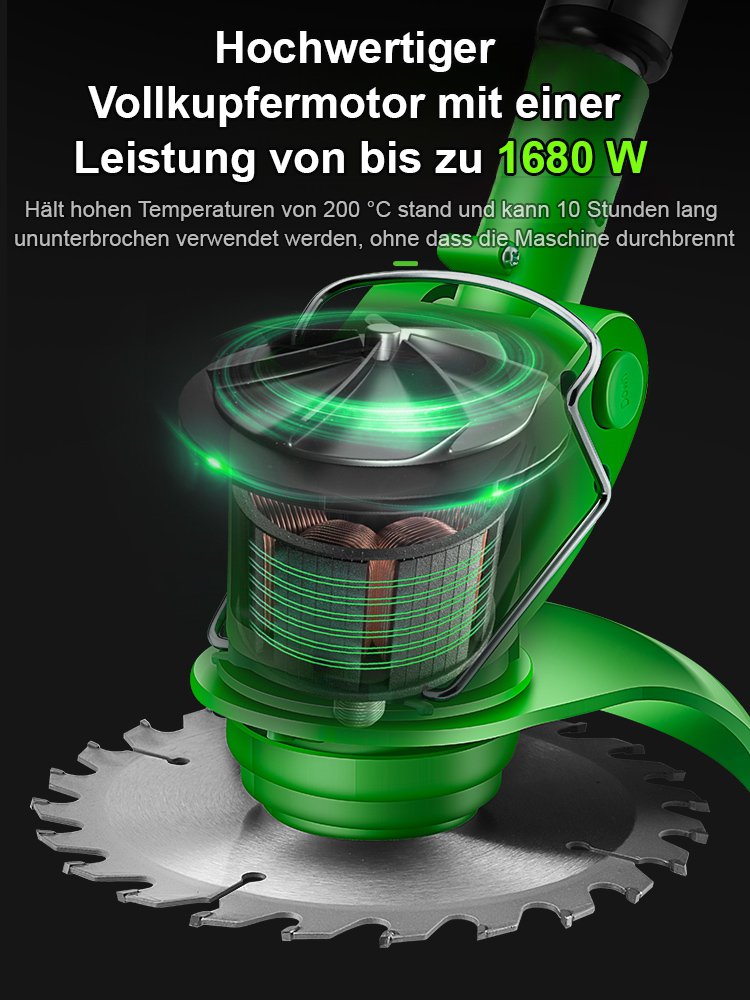 Schnelllade-Langlauf-Mehrzweck-Leichtgewicht-Hand-Lithium-Akku-Rasenmäher