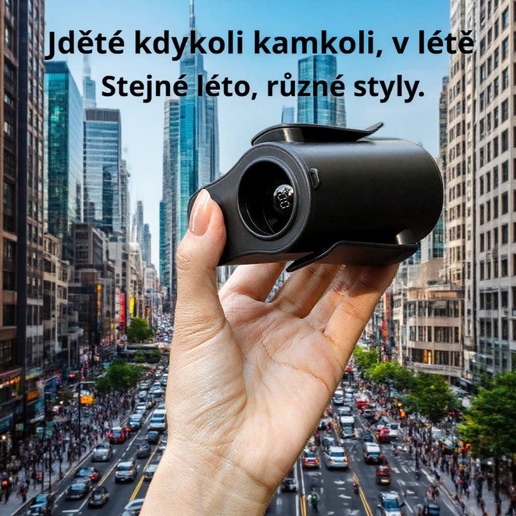  Turbo opaskový ventilátor na nošení venku, přenosný a malý