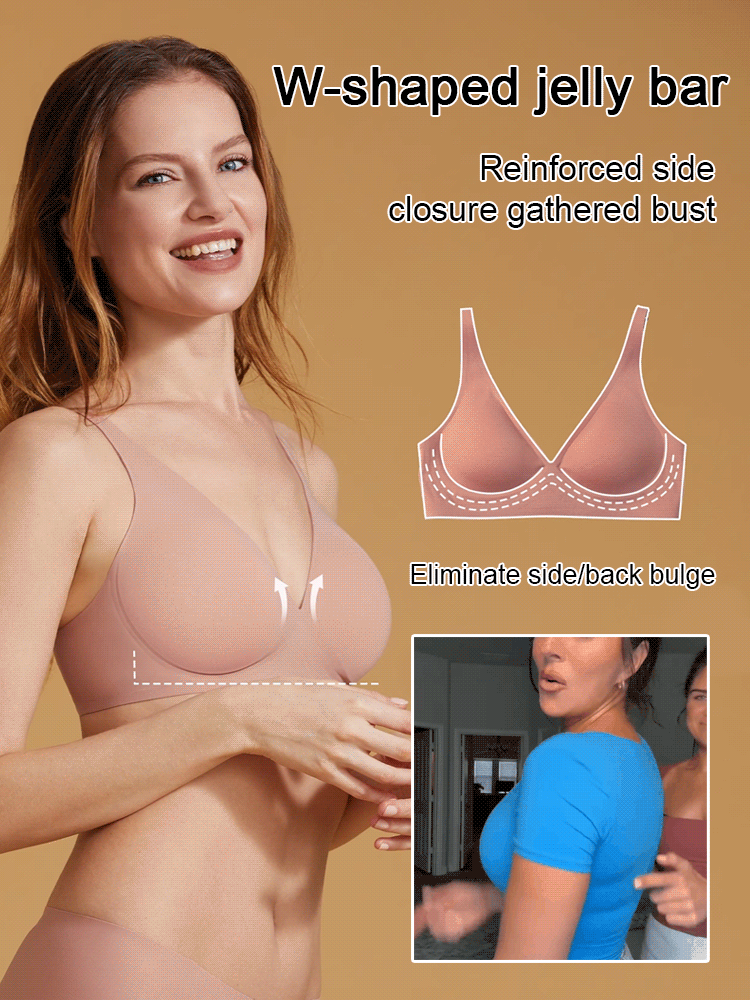 Seamless full cup bra