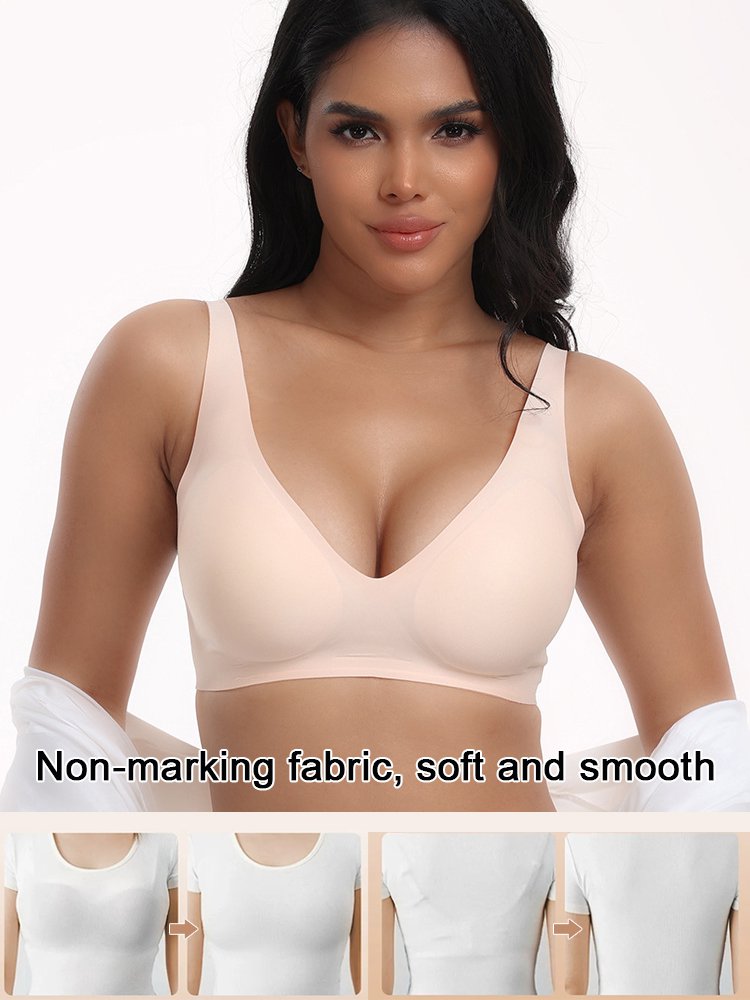 Seamless full cup bra