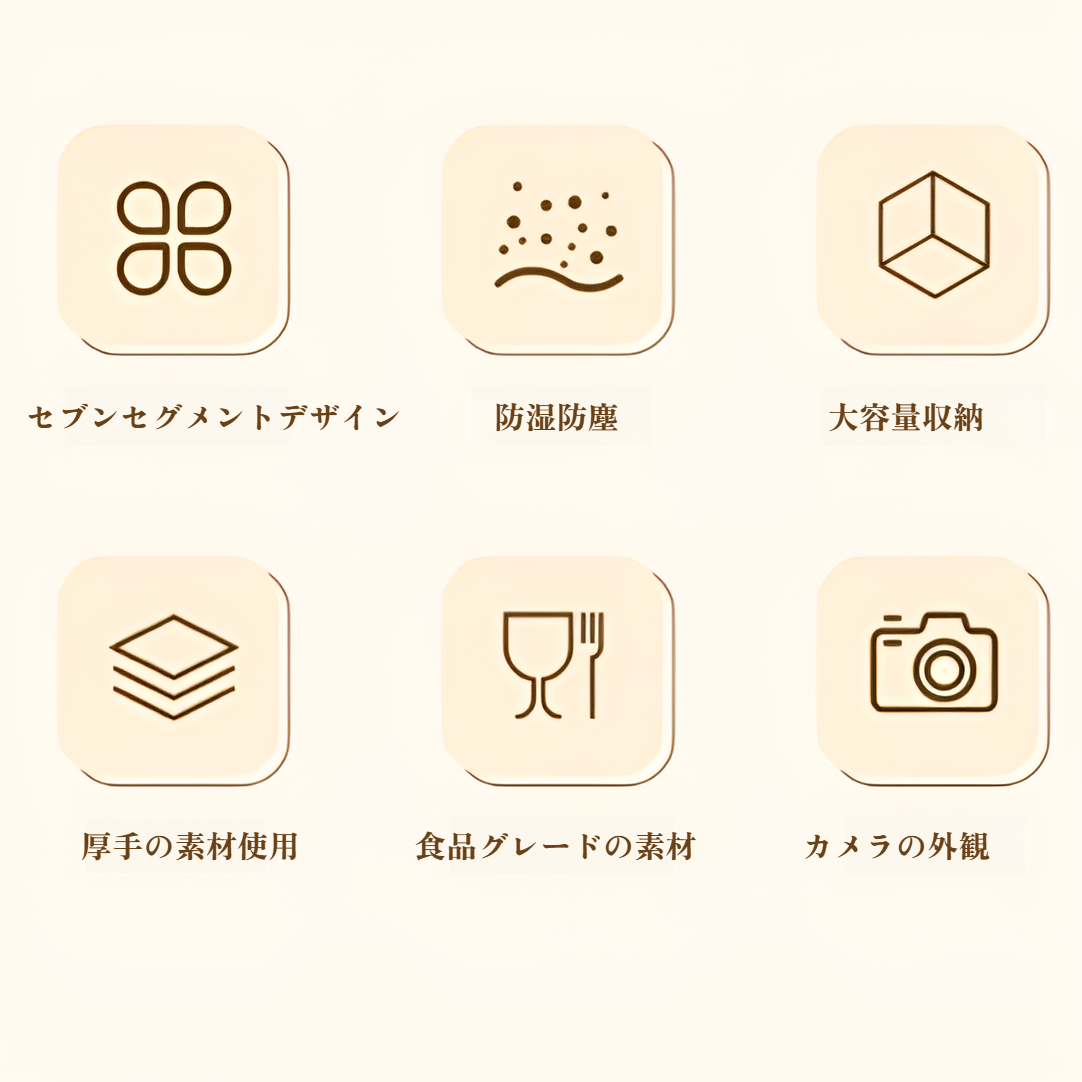 防湿密閉機能付き収納ボックスの蓋を開けた様子