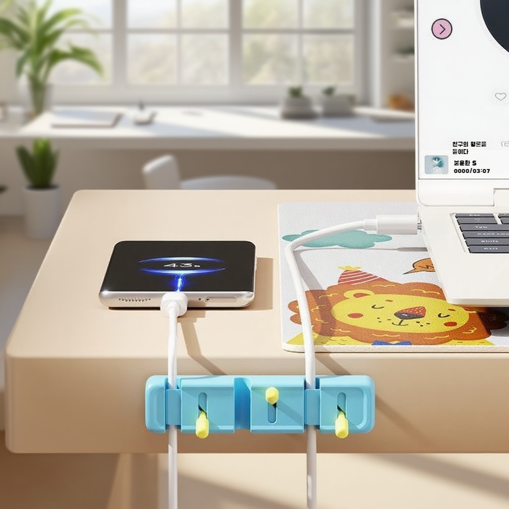 삼연 스위치 조이스틱 데이터 케이블 고정기