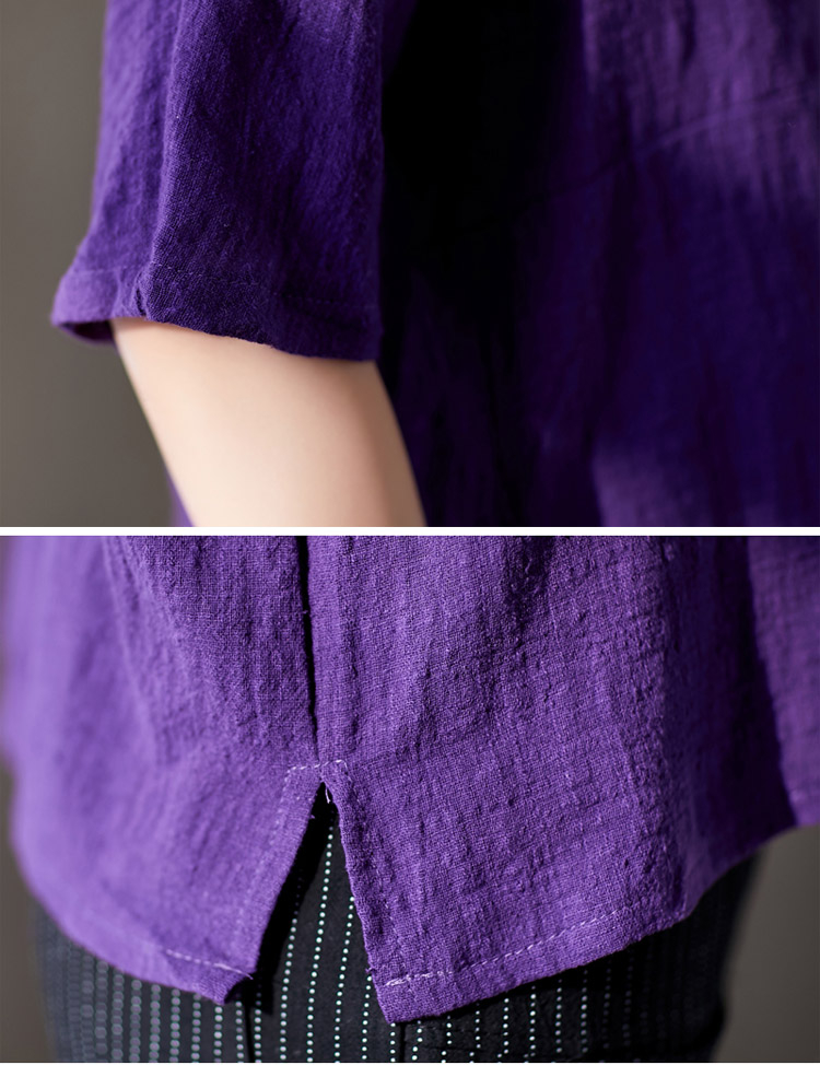 レディース綿麻ブラウスのコーディネート例