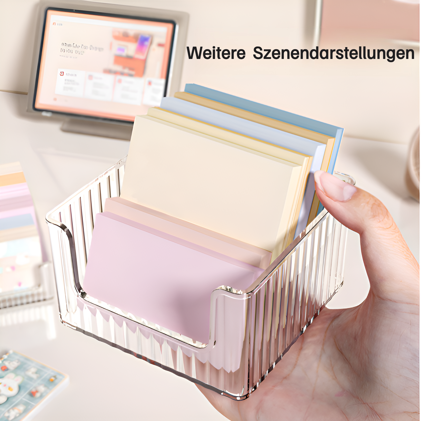 Multifunktionale Aufbewahrungsbox für Schreibutensilien