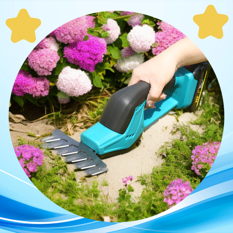 무선 이중 기능 전동 울타리 가위