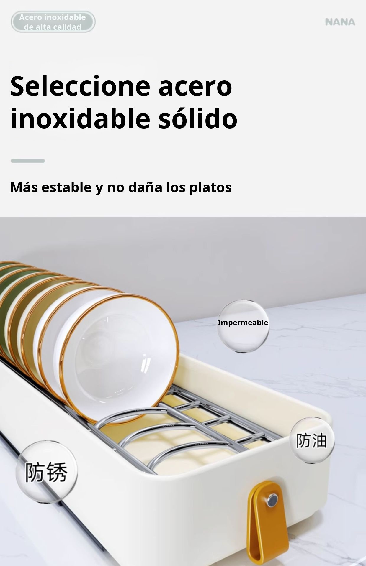 Armario de cocina ahorra espacio con estantes