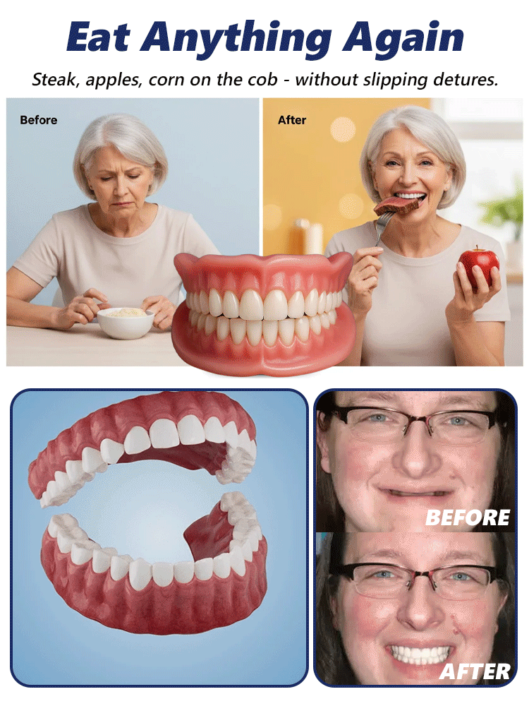【 Dual Certification】Self-Molding Denture Kit