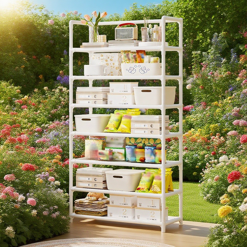 다용도 콤비 수납 선반 다층 홈 선반 실용 다층 수납 선반