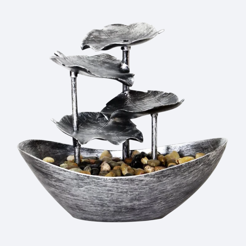 流水招財テーブルクラフト置物