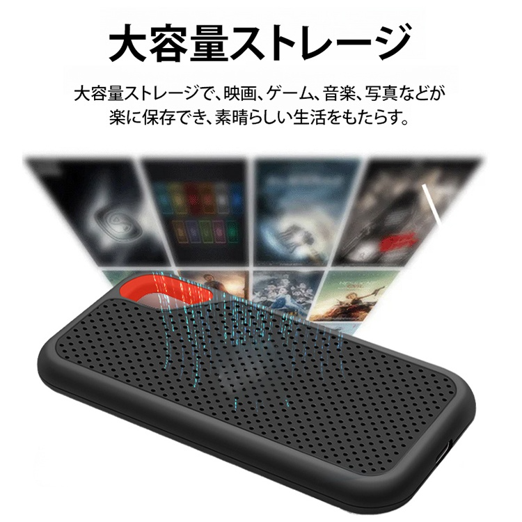 高速転送ポータブルハードディスク