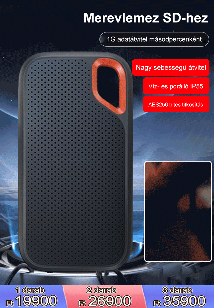 Nagy sebességű SSD meghajtó