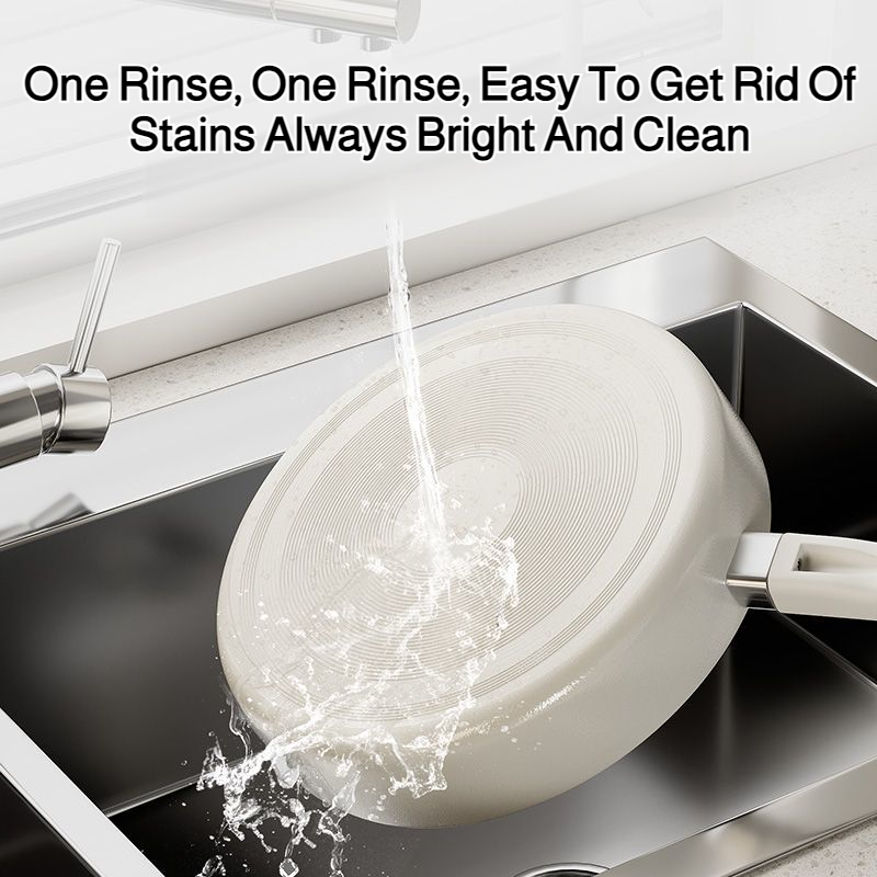 NonStick Fluoride Coated Pan Pan Pan Stable Grip Household Multifunctional NonStick