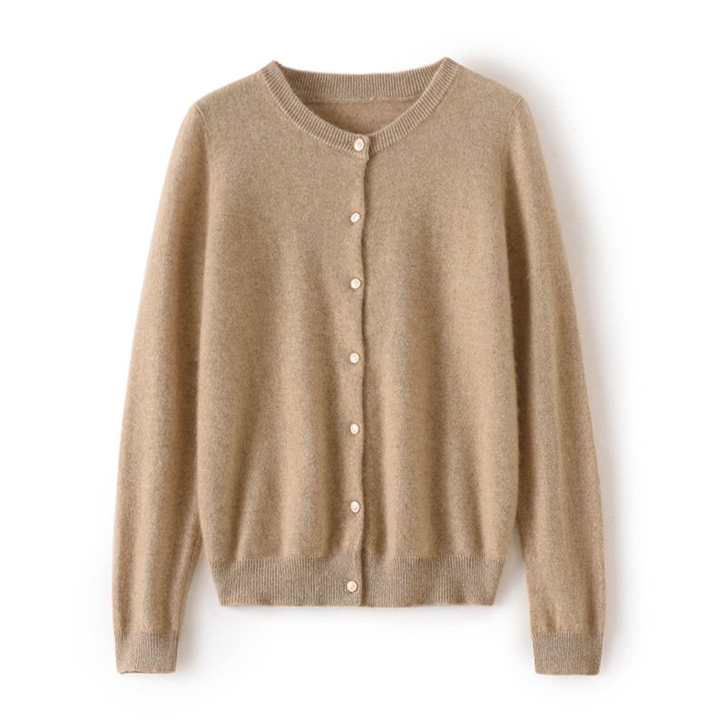 캐시미어 얇은 무지 루즈핏 니트 가디건