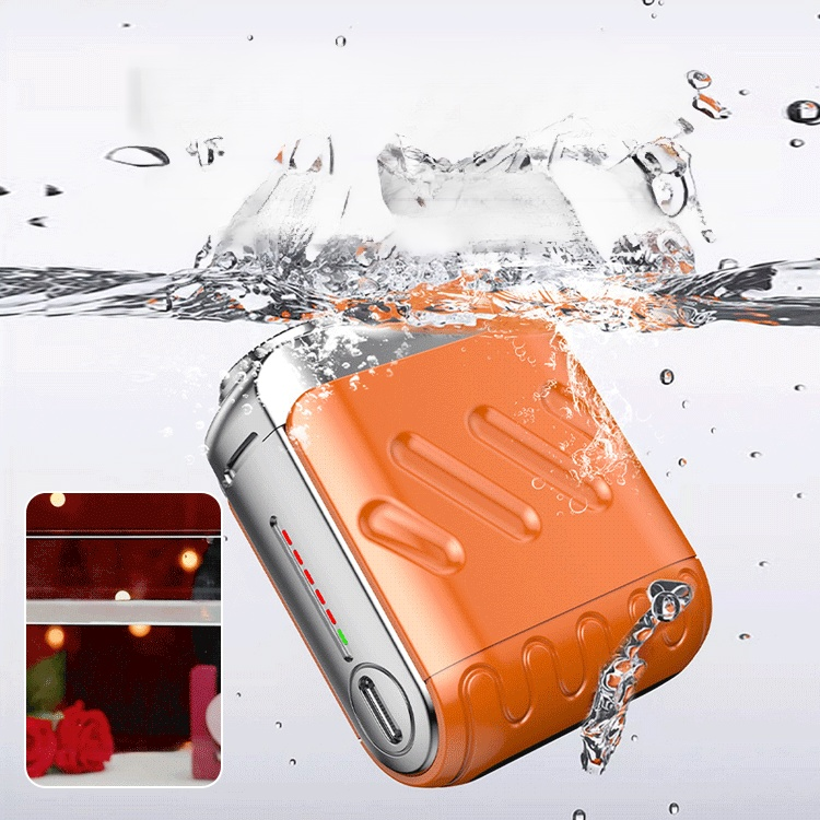 Rotary double ring electric shaver