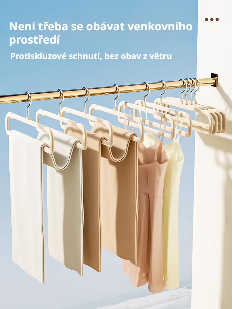 Domácí mistr organizace šatníku – bezešvý věšák na oblečení