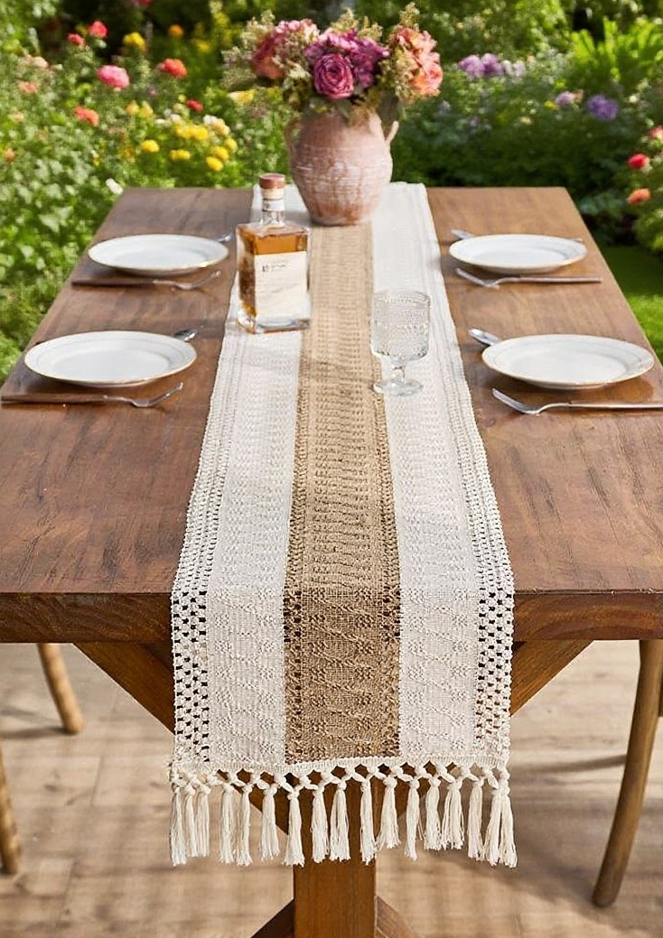 家居玄關桌旗流蘇設計推薦