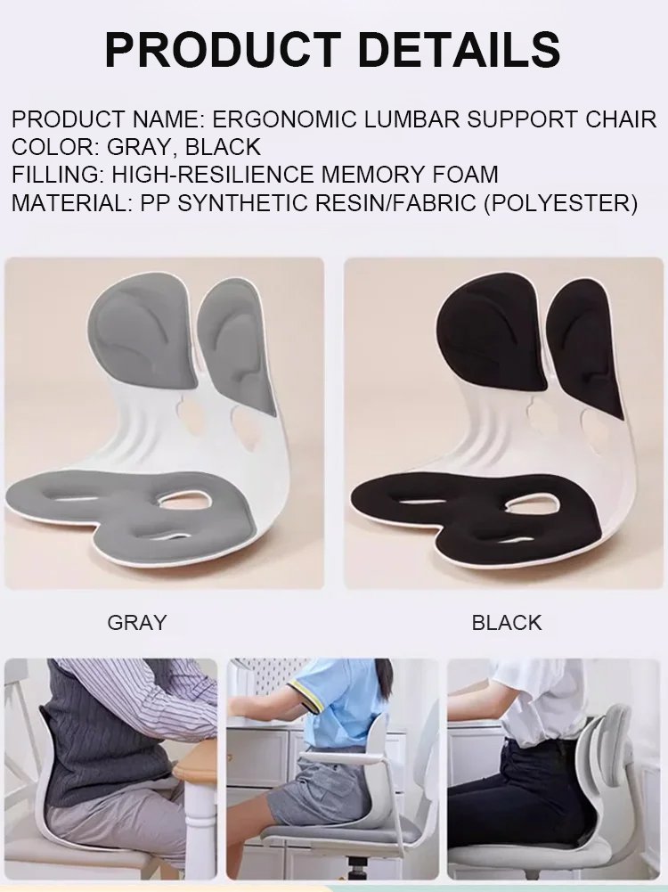 Ergonomic Posture-Correcting Lumbar Support Chair