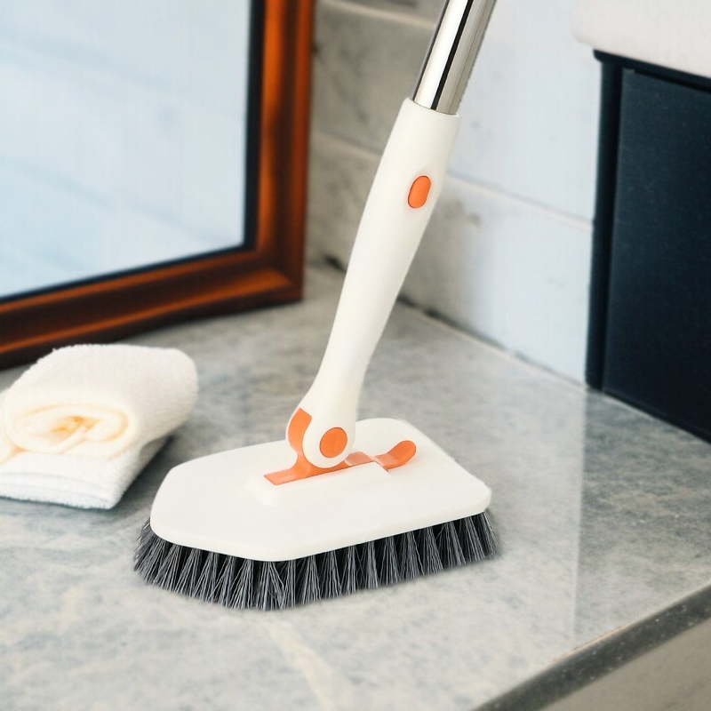 가정용 욕조 브러쉬 다용도 트리플 욕실 청소 브러쉬 바닥 타일 브러쉬 파도 욕조 청소 도구