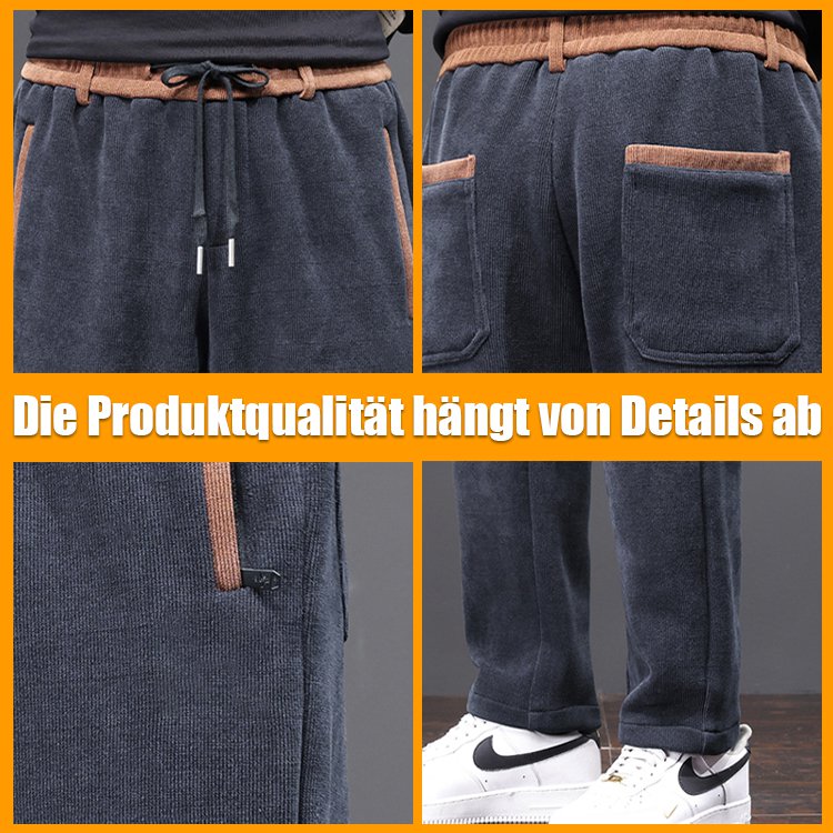 Locker geschnittene Freizeithose für Herbst und Winter.