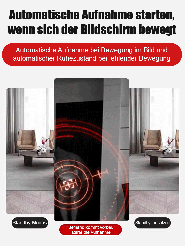 【3 Millionen Ultra-HD】Drahtlose Fernüberwachungskamera