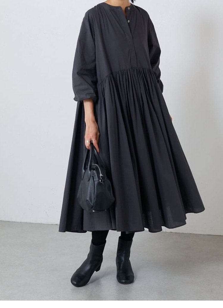 日常使いに最適なゆったりワンピース