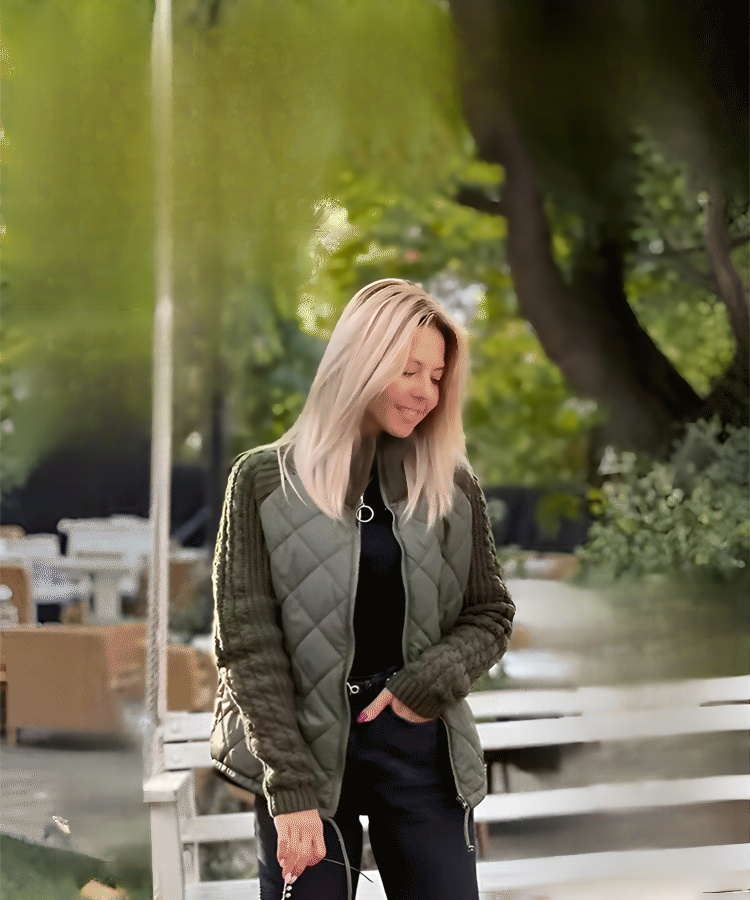 Fashion cardigan women's jacket cotton coat