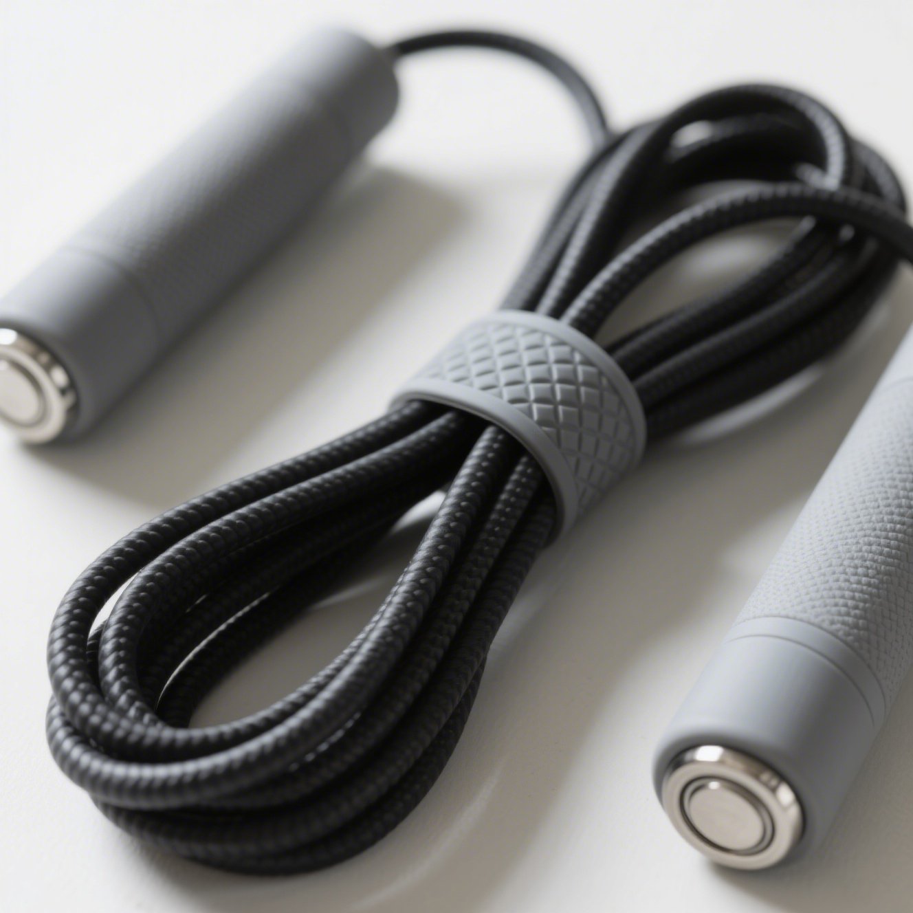 高品質健身跳繩握把設計