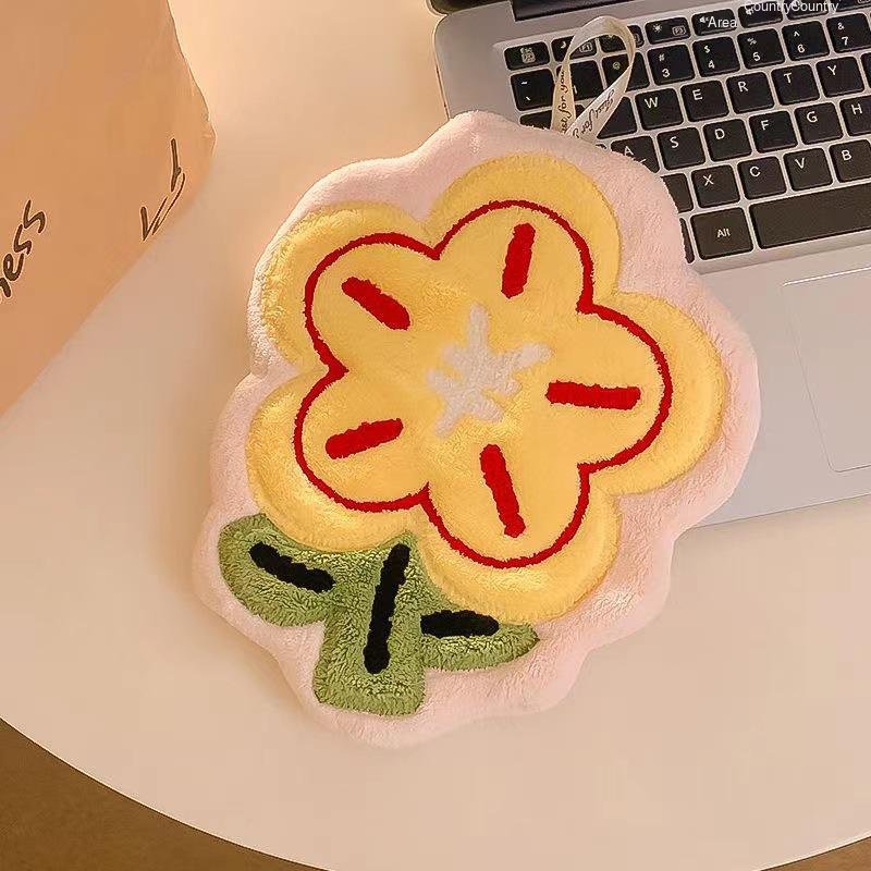 Youqianhua cute kitchen and bathroom small towel does not shed coral fleece super absorbent hangable