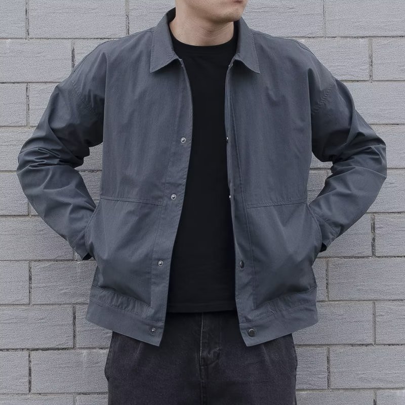 春秋用メンズジャケット、韓国風トレンドのカジュアルでルーズなかっこいい万能ジャケット