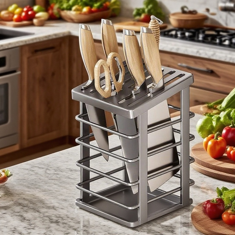 주방 테이블 다기능 공구 젓가락 케이지 일체 아스팔트 수납대