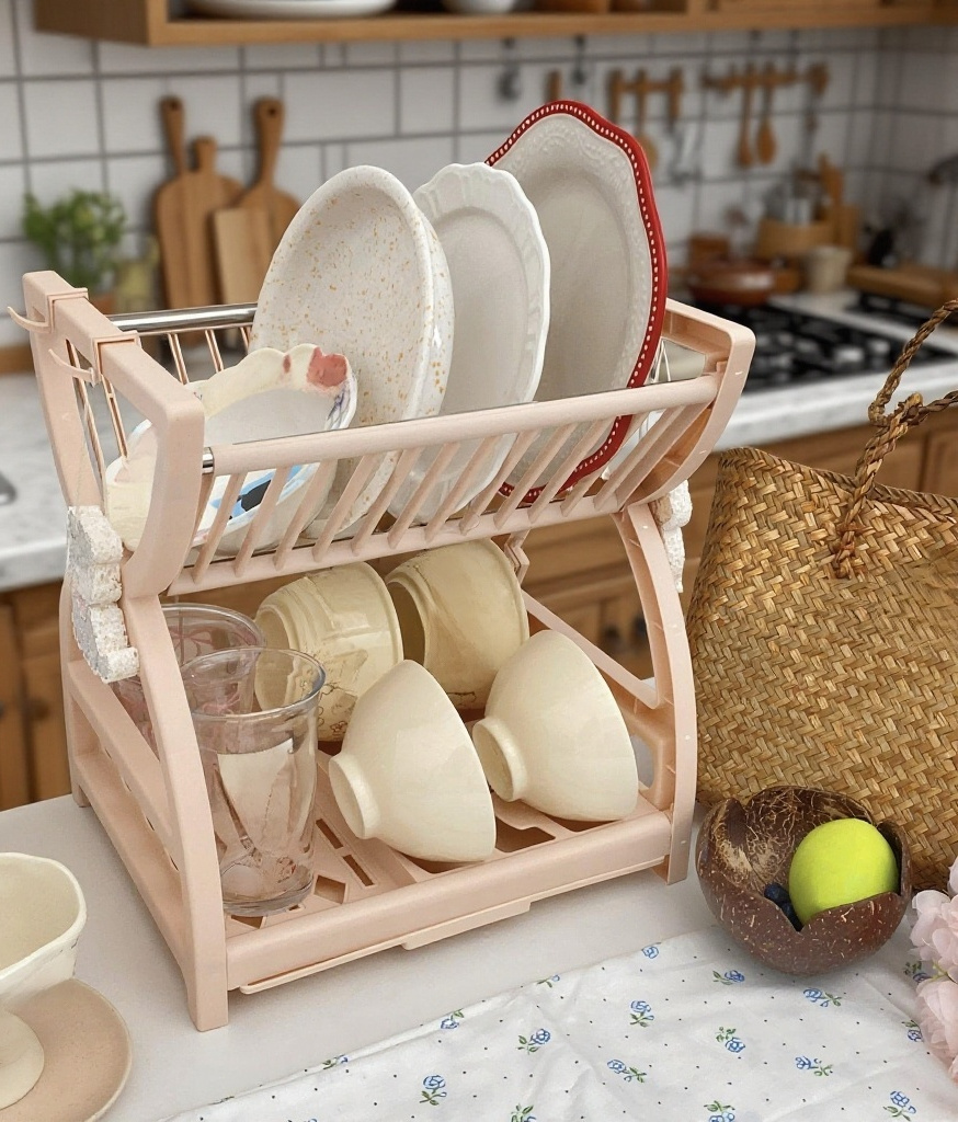 튼튼한 아스팔트 소재의 주방 선반