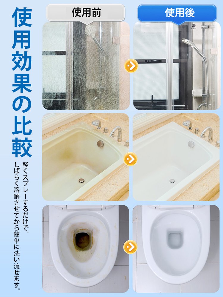 バスルームクリーニングスプレー