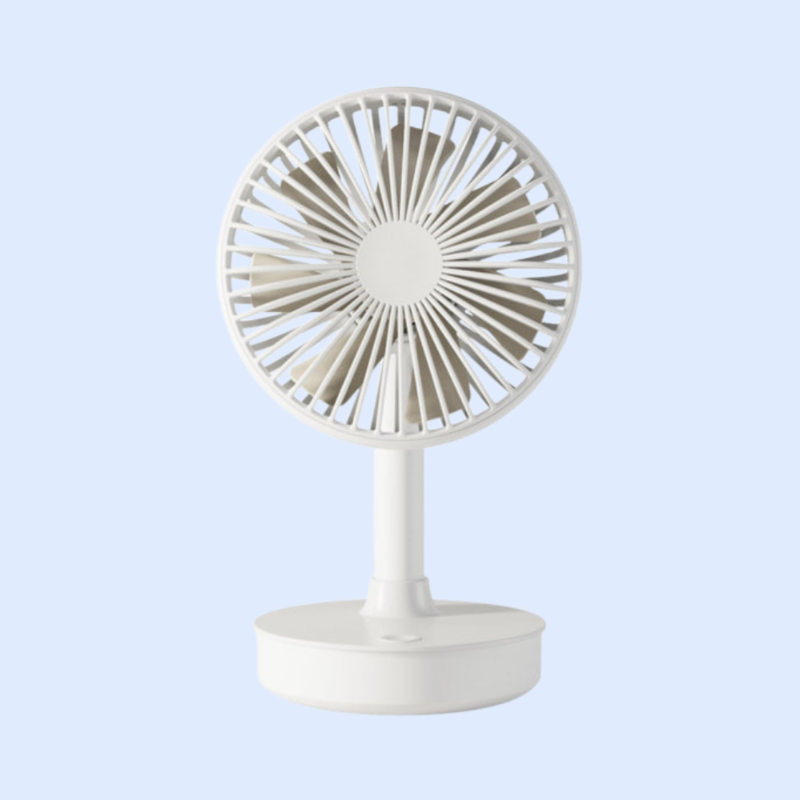 新款桌上型搖頭usb充電風扇家用辦公室便攜小風扇桌上型迷你電風扇