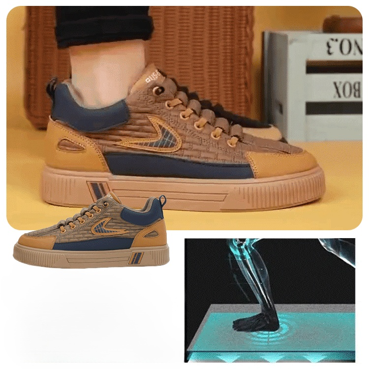 가을 신상 남성 두꺼운 밑창 경량 통기성 편안함 스니커즈