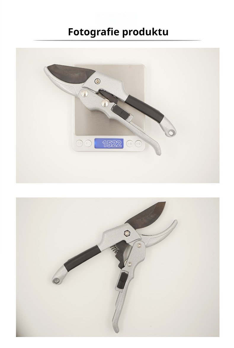 Přesné stříhání větví zahradnickými nůžkami