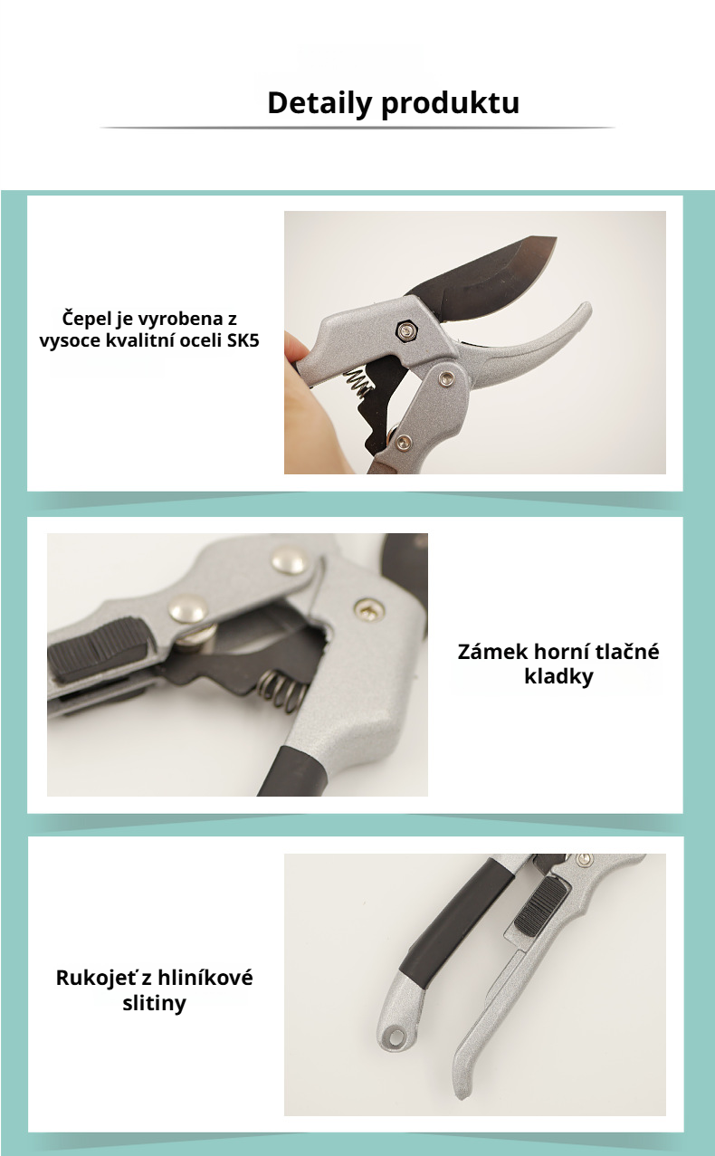 Zahradní nářadí – prořezávací nůžky