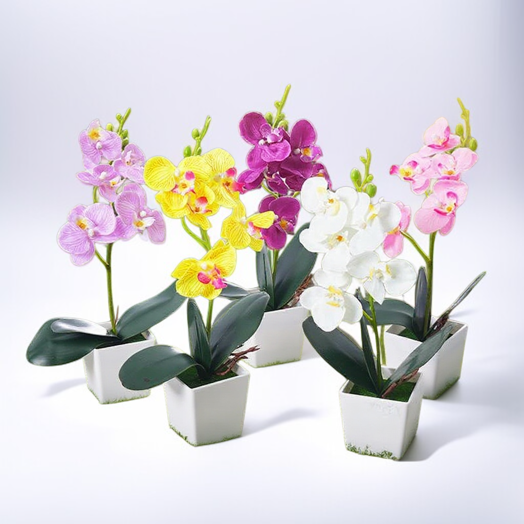 胡蝶蘭造花盆栽