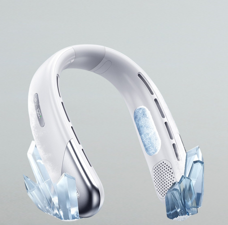 軽量無葉強力首掛けファン