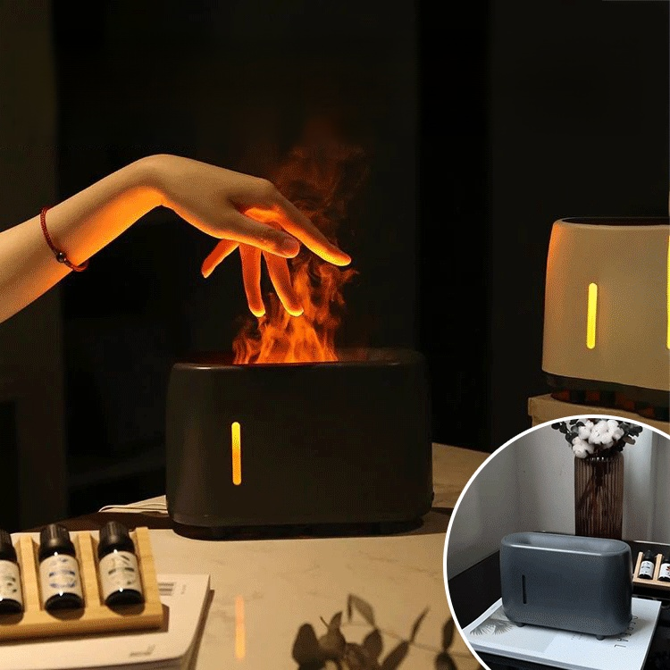 Zdalnie sterowany kolorowy nawilżacz płomieniowy