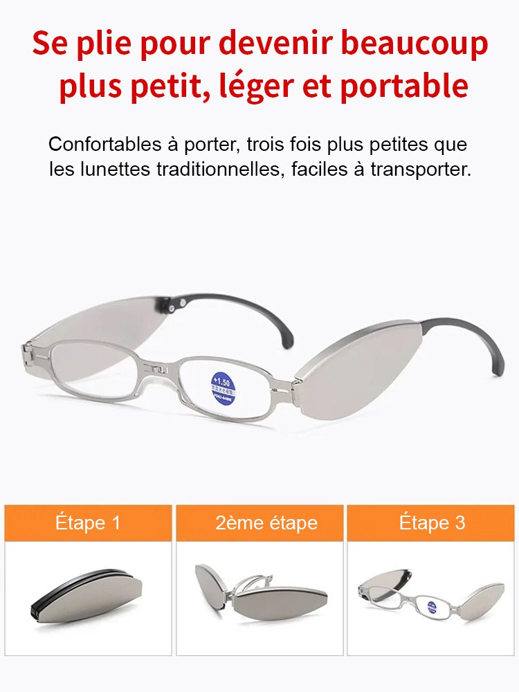 Trois segments pliant vieux miroir