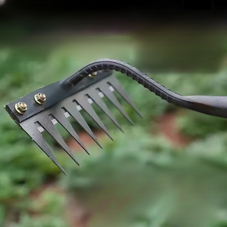 Abnehmbarer landwirtschaftlicher Unkrautrechen aus Manganstahl