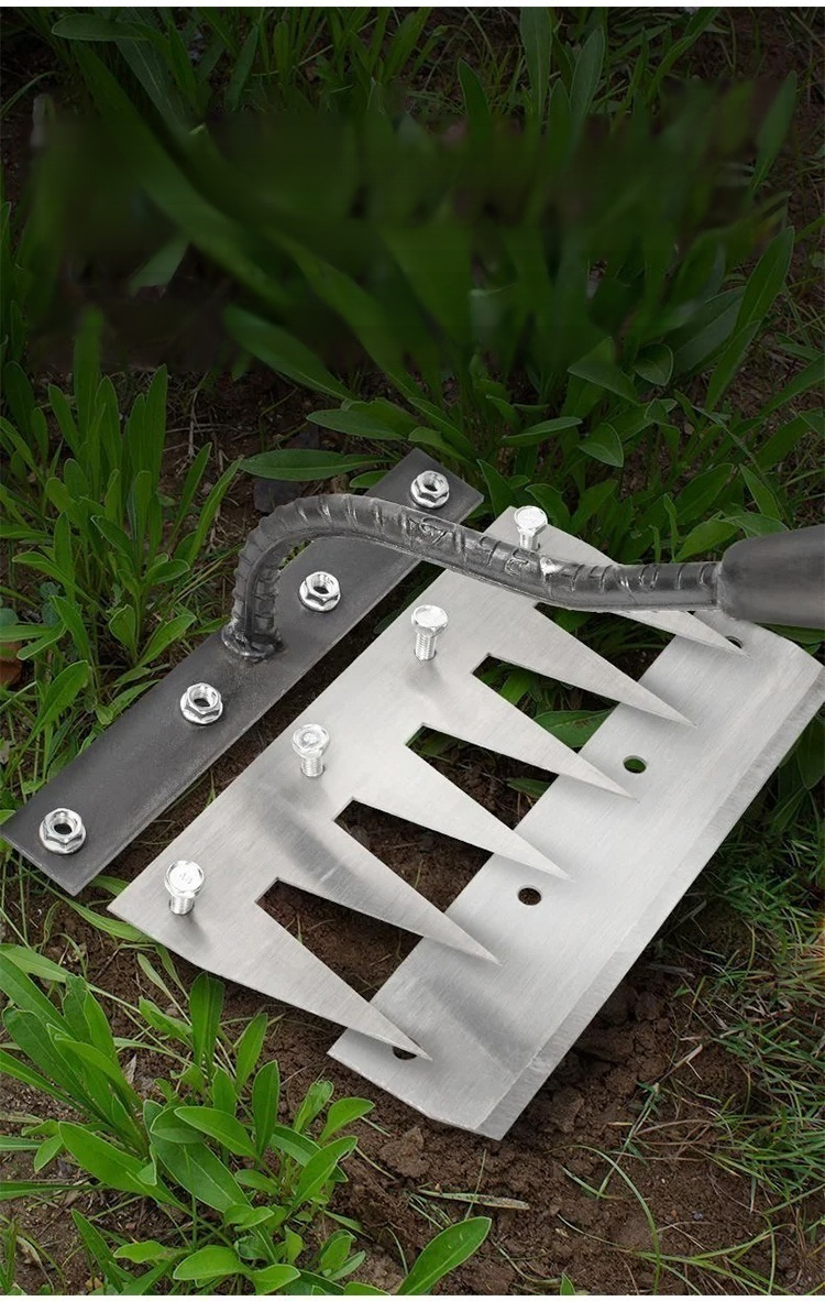 Abnehmbarer landwirtschaftlicher Unkrautrechen aus Manganstahl