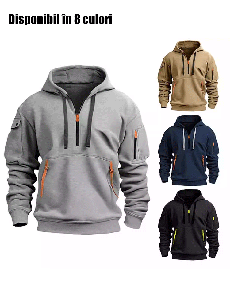 【Confortabil și călduros】  Hanorac cu glugă pentru toamnă și iarnă